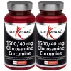 2x Lucovitaal Glucosamine Curcumine 1500/40mg 60 capsules