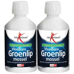 2x Lucovitaal Groenlipmossel Vloeibaar 200 ml