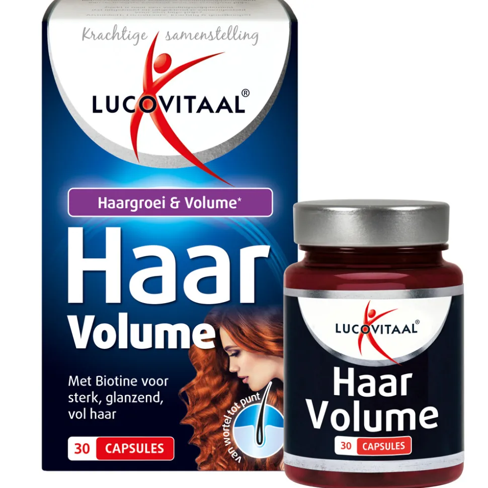 2x Lucovitaal Haar Groei & Volume 30 capsules