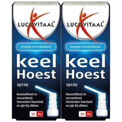 2x Lucovitaal Hoest en Keelspray 20 ml