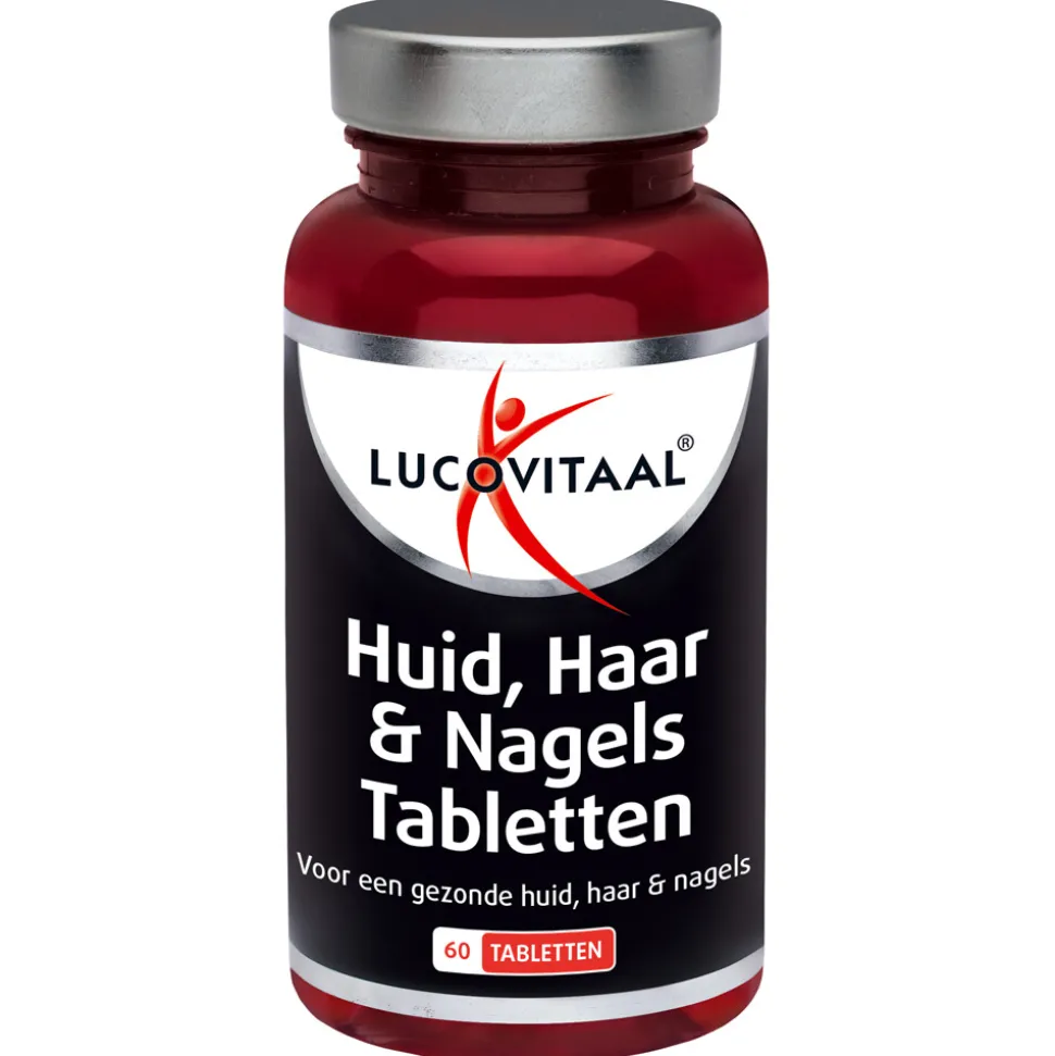 2x Lucovitaal Huid Haar Nagels met Biotine 60 tabletten