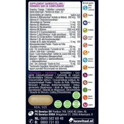 2x Lucovitaal Huid Haar Nagels met Biotine 60 tabletten