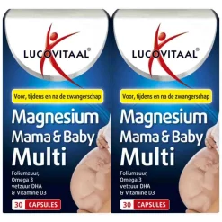 2x Lucovitaal Magnesium Mama & Baby Multi 30 capsules