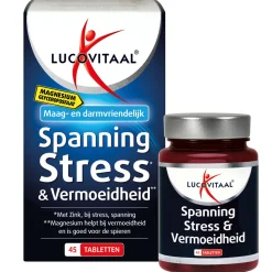 2x Lucovitaal Magnesium Spanning, Stress en Vermoeidheid 45 tabletten