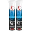 2x Lucovitaal Multi 50+ Bruistabletten Mangosmaak 20 bruistabletten