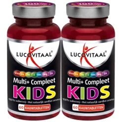 2x Lucovitaal Multi+ Compleet Kids 60 tabletten