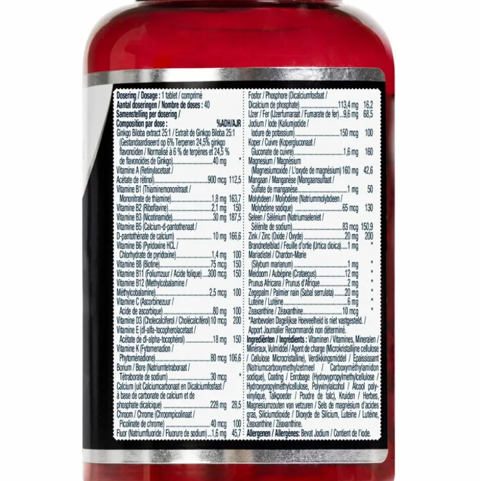 2x Lucovitaal Multi Man Compleet 50+ Met Ginkgo Biloba 40 capsules