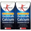 2x Lucovitaal Oesterkalk Calcium Vitamine D3 & K 100 tabletten