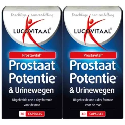2x Lucovitaal Prostavital Prostaat Potentie en Urinewegen 30 capsules