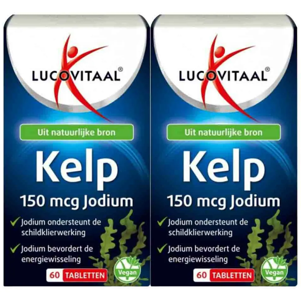 2x Lucovitaal Pure Kelp 60 tabletten
