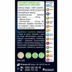 3x Lucovitaal Pure Kelp 60 tabletten