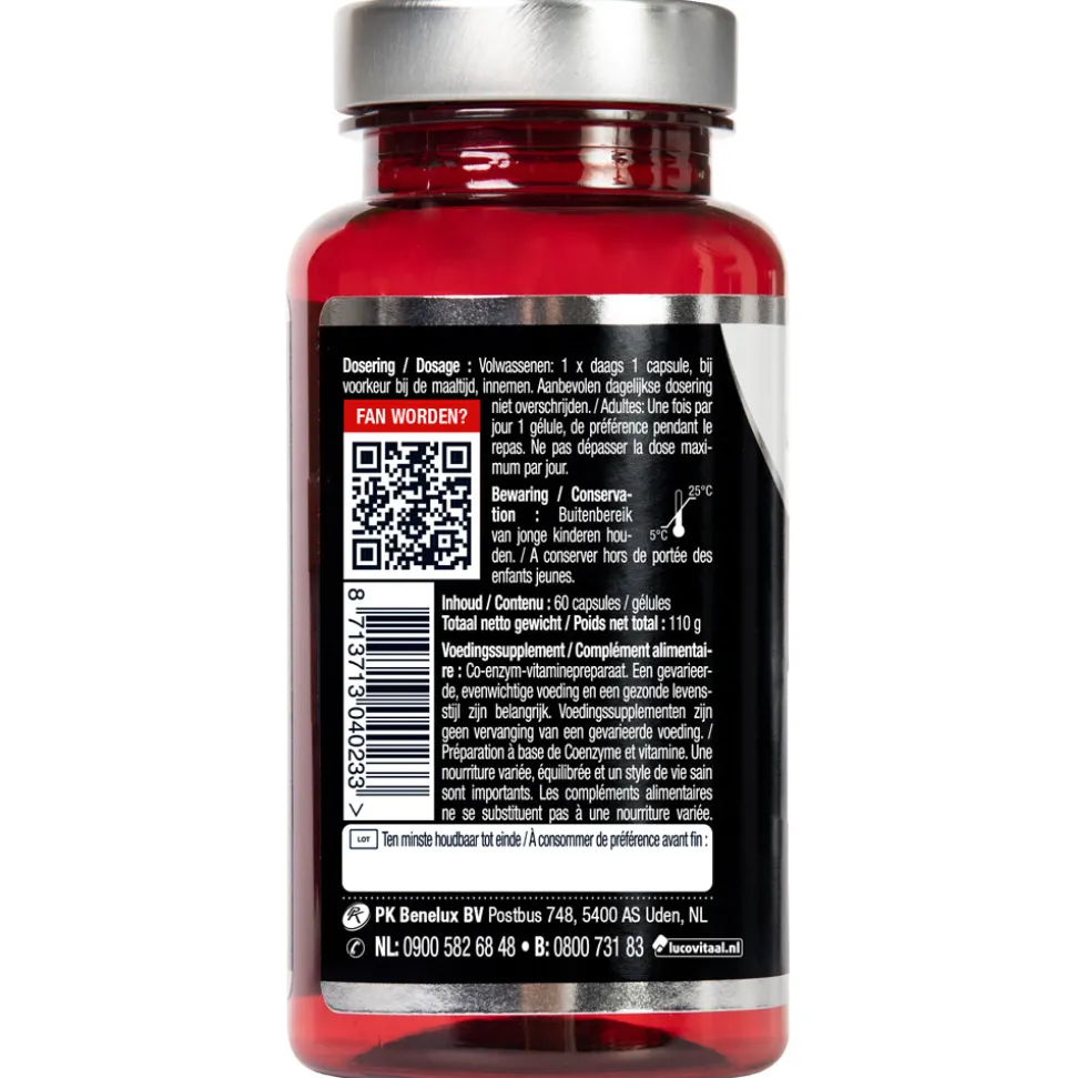 3x Lucovitaal Q10 30mg Once a Day 60 capsules