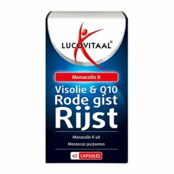 2x Lucovitaal Rode Gist Rijst met Visolie en Q10 63 capsules