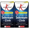 2x Lucovitaal Selenium & Zink 200 mcg Gistvrij 45 tabletten