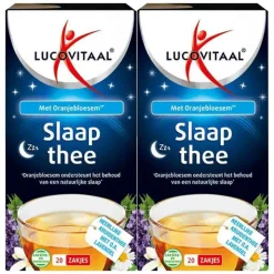 2x Lucovitaal Slaap Thee Vegan 20 stuks
