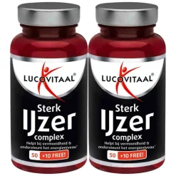 2x Lucovitaal Sterk IJzer Complex 60 tabletten