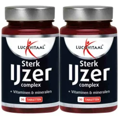 2x Lucovitaal Sterk IJzer Complex 30 tabletten