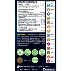 2x Lucovitaal Stoelgang Sennavrij 60 tabletten