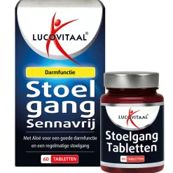 2x Lucovitaal Stoelgang Sennavrij 60 tabletten