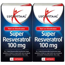 2x Lucovitaal Super Resveratrol 100 mg 30 capsules