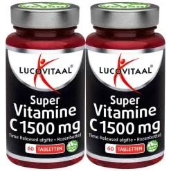 2x Lucovitaal Super Vitamine C1500 Time Released 60 tabletten