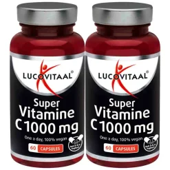 2x Lucovitaal Super Vitamine C 1000mg Vegan 60 Capsules