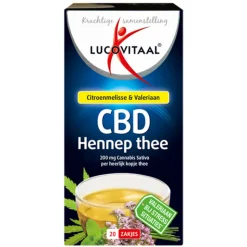 3x Lucovitaal Thee Hennep CBD 20 stuks