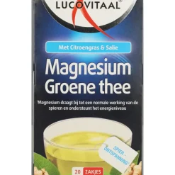 3x Lucovitaal Thee Magnesium 20 stuks