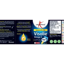 2x Lucovitaal Visolie Omega 3 mini softgels 60 softgels