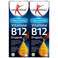 2x Lucovitaal Vitamine B12 1000 mcg Druppels 50 ml
