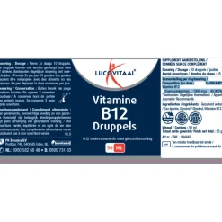 2x Lucovitaal Vitamine B12 1000 mcg Druppels 50 ml