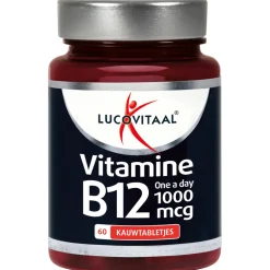 2x Lucovitaal Vitamine B12 1000mcg 60 kauwtabletten