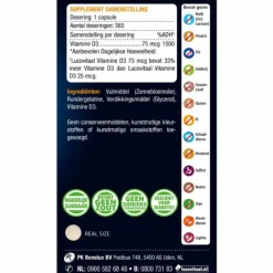 3x Lucovitaal Vitamine D3 D3 75mcg (3000IE) Forte 365 capsules