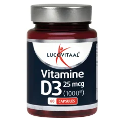 2x Lucovitaal Vitamine D3 25mcg 60 capsules
