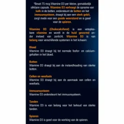 3x Lucovitaal Vitamine D3 75mcg (3000IE) Forte 120 capsules