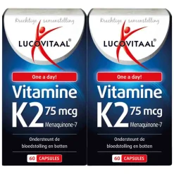 2x Lucovitaal Vitamine K2 75 mcg 60 capsules
