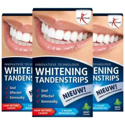 3x Lucovitaal Whitening Tandenstrips 5 sets