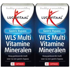 2x Lucovitaal WLS Multi Vitamine Mineralen Gastric Bypass 30 capsules