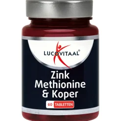 2x Lucovitaal Zink Methionine & Koper 60 tabletten