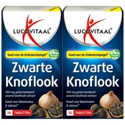 2x Lucovitaal Zwarte Knoflook 30 tabletten