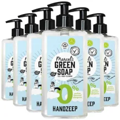 6x Marcel's Green Soap Handzeep 0% 500 ml