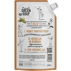 6x Marcel's Green Soap Handzeep Sandelhout & Kardemon Navul Stazak 500 ml