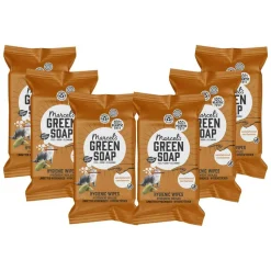 6x Marcel's Green Soap Schoonmaakdoekjes Sandelhout & Kardemom 60 stuks