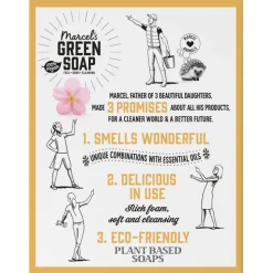 3x Marcel's Green Soap Shampoobar Vanilla & Cherry Blossom 90 gr