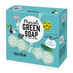 8x Marcel's Green Soap Toiletblok Munt & Eucalyptus