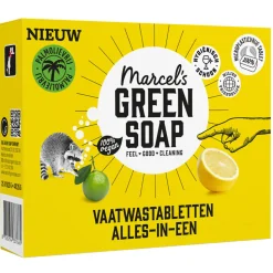8x Marcel's Green Soap Vaatwastabletten All-In-One 25 stuks