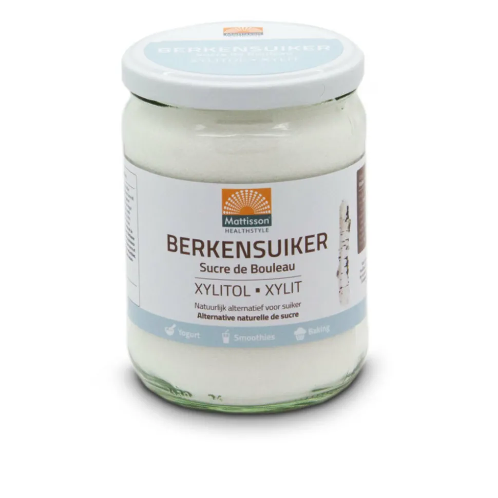 2x Mattisson Berkensuiker Xylitol 400 gr