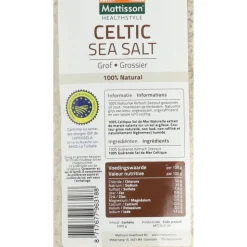 3x Mattisson Keltisch Zeezout 1 kg