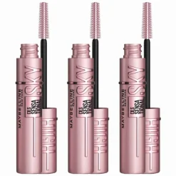 3x Maybelline Lash Sensational Sky High Mascara Very Black 7,2 ml