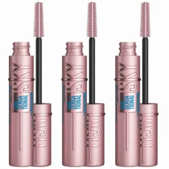 3x Maybelline Lash Sensational Sky High Mascara Waterproof Very Black 6 ml